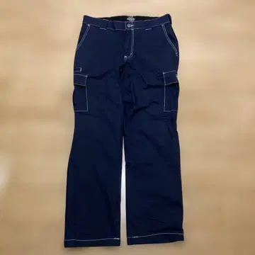 Dickies 네이비 카고 팬츠 스케이트보딩 34x32