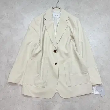 미사용 택 포함 25SS 슬로브 이에나 도비 싱글 오버 자켓