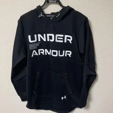미사용 언더아머 UNDER ARMOUR 후드티 블랙