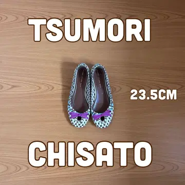 레어 츠모리치사토 Tsumori Chisato 펌프스 플랫 리본