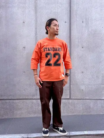 스탠다드 캘리포니아 풋볼 셔츠 오렌지 기무라 타쿠야