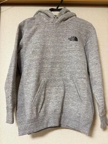 THE NORTH FACE 그레이 후드 부착 후드티 S