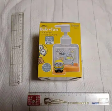 [ 미사용 새상품 ] 미니언즈 마스코트 포함 소독제 디스펜서 250ml