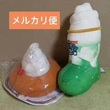 코메다 커피점 봉제 인형 2세트 시로노와르 크림 소다