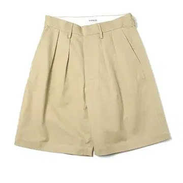 AURALEE WASHED FINX LIGHT CHINO SHORTS