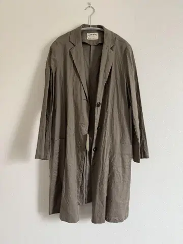 프레임워크 면린넨 코트