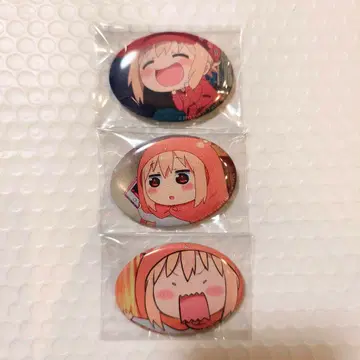 건어물 여동생! 우마루짱 명장면 원형 캔뱃지 도마 우마루 3개 세트