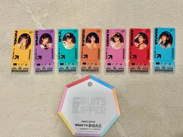 FRUITS ZIPPER 후르츠 지퍼 라라포트 스티커 컴프
