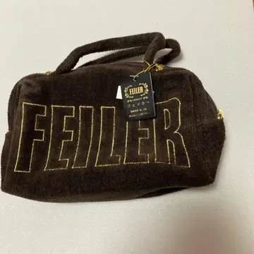 FEILER 페이러 셔닐 파우치 브라운