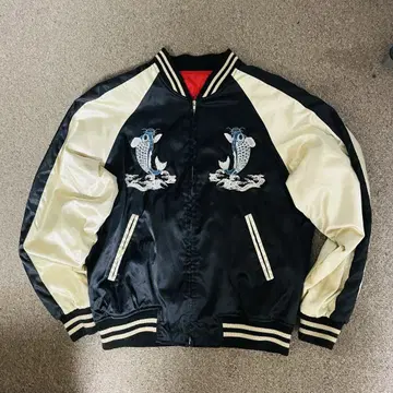 호시히메 스카잔 잉어 패턴 빨간색 안감