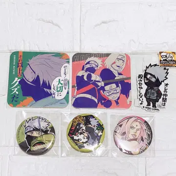 새상품 NARUTO 카카시 아트 코스터 CAN 배지 캔뱃지 화지