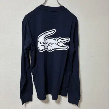 LACOSTE 네이비 긴팔 트레이닝복 원포인트 남성용 S사이즈