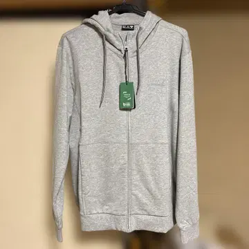 EA7 EMPORIO ARMANI 풀 집업 후드티 & 스웨트 팬츠 세트