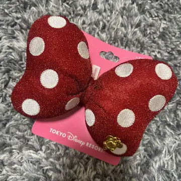 Disney 리본 헤어 포니 액세서리
