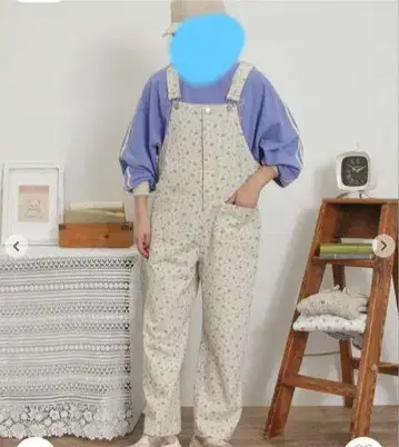 SM2 살로펫 (꽃무늬 블루)