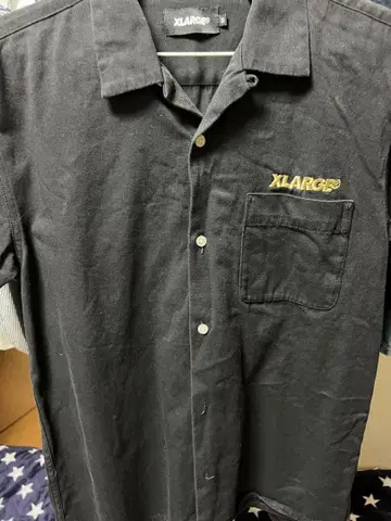 XLARGE 블랙 반팔 셔츠 M