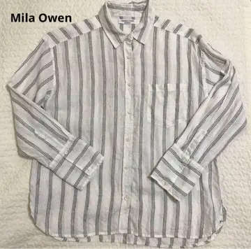 미라 오웬 Mila Owen 프렌치 린넨 긴팔 셔츠