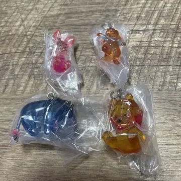 곰돌이 푸 메지루시 액세서리 4점 푸, 루, 이요르, 피글렛