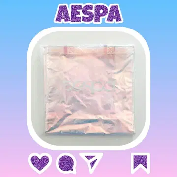 [ 미개봉 새상품 ] aespa 오로라 토트백
