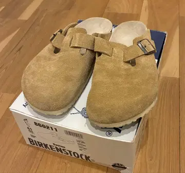 BIRKENSTOCK 빌켄 보스턴 샌들 샌드 베이지 41