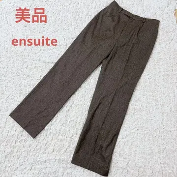 ensuite 슬랙스 브라운 사이즈 4