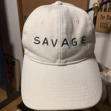SEVEN UNION SAVAGE 야구 모자 화이트