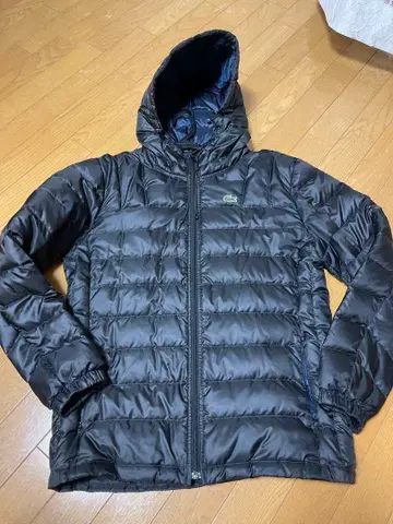 LACOSTE 블랙 다운 자켓 50/4