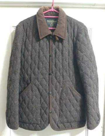 [ 새상품급 ] Harris Tweed 해리스 트위드 퀼팅 자켓
