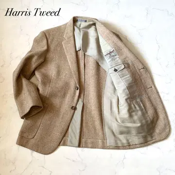 [ Harris Tweed ] 해리스 트위드 테일러드 자켓 베이지 M