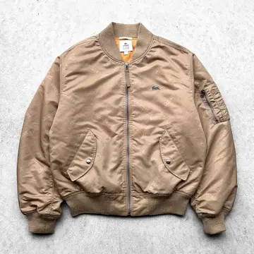 새상품급 LACOSTE 라코스테 리버서블 올 패턴 MA-1 플라이트 자켓