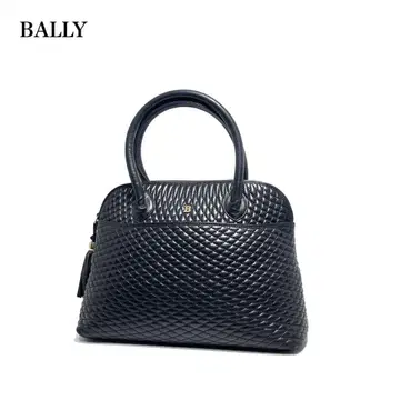 BALLY Italy제 발리/천연 가죽 가죽/퀼팅/핸드백