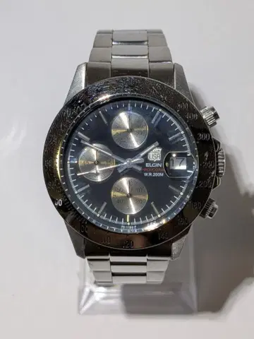 ELGIN/엘진 손목시계 크로노그래프 FK-1184-F