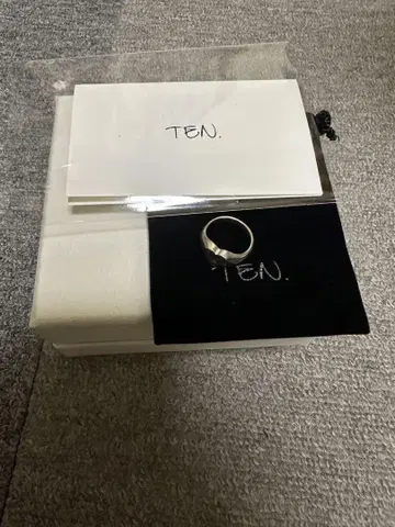 TEN. 하트 시그넷 반지 9호