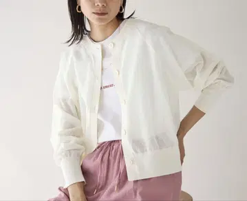 유나이티드 애로우즈 그린 레이블 시어 2WAY 가디건