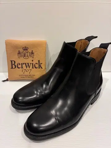 Berwick 버윅 사이드 고어 부츠 블랙 사이즈 3