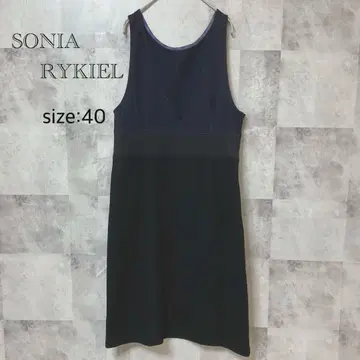 [ SONIA RYKIEL ] 오버롤 스커트/원피스 40
