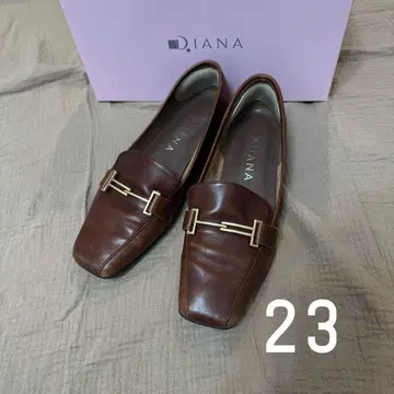 DIANA 브라운 로퍼 23cm