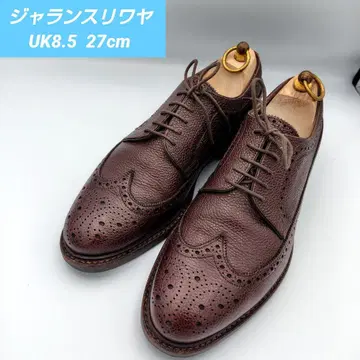 잘란 스리와야 윙팁 그레인 가죽 UK8.5 다이나이트 밑창