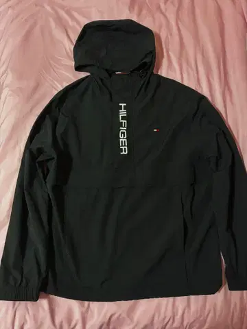 TOMMY HILFIGER 프론트 로고 나일론 자켓 아노락