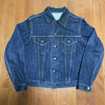 90s sugar cane 데님 자켓 서드 타입 다크 네이비