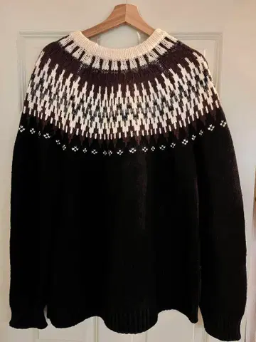 SHIPS 노르딕 페어아일 패턴 스웨터 L 사이즈 니트