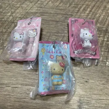 헬로키티 패키지 미니어처 컬렉션 3종 일광화상 퀼트 챠미