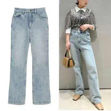 LilyBrown 오가닉 플레어 데님 팬츠