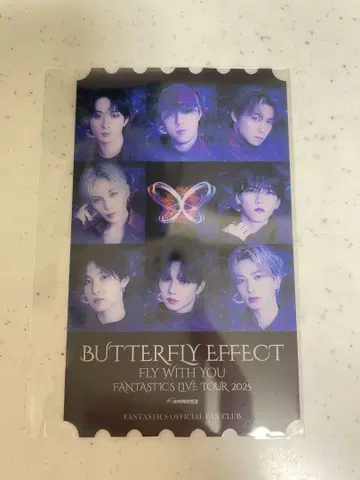 클리어 픽처 티켓 FANTASTICS 집합