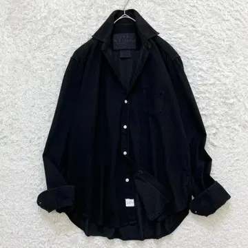 레어 Eileen 프랭크앤아이린 스키퍼 셔츠 플란넬 블랙 M