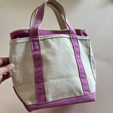L.L.Bean 지퍼탑 토트 핑크 스몰