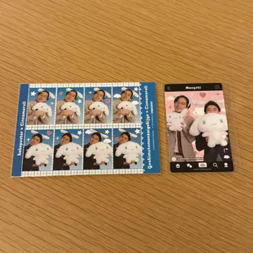 요시모토 만사이 극장 x 시나모롤 벽 포스터