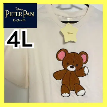 새상품 Disney 피터팬 마이클의 테디베어 T셔츠 4L 사이즈
