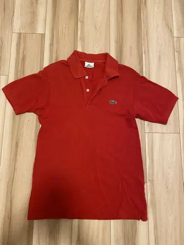 LACOSTE 레드 빨간색 피케 셔츠