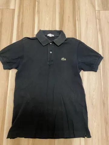LACOSTE 블랙 피케 셔츠